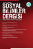 SOSYAL BiLiMLER DERGiSi