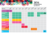 Carte postale du calendrier simplifié des vaccinations 2014