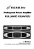 Profesyonel Power Amplifier KULLANICI KILAVUZU