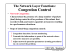 The Network Layer Functions: Congestion Control