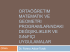 Ortaöğretim Matematik ve Geometri Programlarındaki Değişiklikler